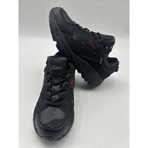 Xelero Womens Summit Orthopedic Sneakers X72560 Black Leather Waterproof Sz 9.5